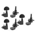thumbnail image 4 of Guitar Tuner Peg, Demi-Cercle Guitare Tuning Pegs Style Simple 15:1 Rapport d'Engrenage Résistant à l'Usure en Métal pour l'Entretien Argent, Noir, 4 of 8