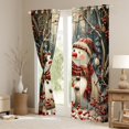 thumbnail image 3 of Homewish Cartoon Snowman Child Black Out Curtains, Merry Christmas Curtains Pack of 2 (42x63 Each), Rustic Farmhouse Bedroom Curtains, Blackout Curtains Home Decor, 3 of 6