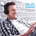 thumbnail image 3 of Auriculares Bluetooth orejeras de proteína de memoria suave y micrófono integrado para iPhone/teléfono Android/PC/TVNegro Xemadio 223000-2, 3 of 7