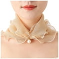 thumbnail image 2 of IDALL Scarf for Women,Scarves for Women Lightweight Women's Sun Proof Thin Spring Summer Headband Cervical Vertebra Neck Scarf Neck Scarf,Travel Scarf Beige, 2 of 2