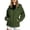 Army Green, variant on Womens Windbreaker Jacket Hooded with Zipper Waterproof Lightweight for Outdoor Hiking and Travel,Gray 2XL