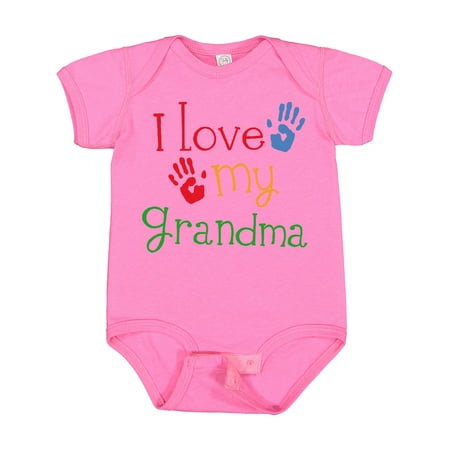 

Inktastic I Love My Grandma Gift Baby Boy or Baby Girl Bodysuit