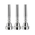 thumbnail image 1 of Trumpet Mouthpiece, 7c 5c 3c Silver Plated Mouthpiece For Beginners, Professional Players-In Stock, 1 of 5