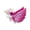 Pink, variant on Winged Ombre Rainbow Unicorn Hair Clip for Girls - Random Gradient Colors - 1 Pack - Summer Crystal