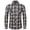 Style4, variant on Men's Long Sleeve Shirt Plaid Printed Fall Fitted Button Down Shirt Button Up Button Pocket Soft Winter Tops Style4 Large