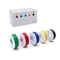 thumbnail image 6 of Treedix 5pcs 164ft Copper Hookup Wire Kit Wrapping 30AWG Cable Jumper Wire Solid Core Tinned Copper Wrapping Wire 5 Color …, 6 of 7