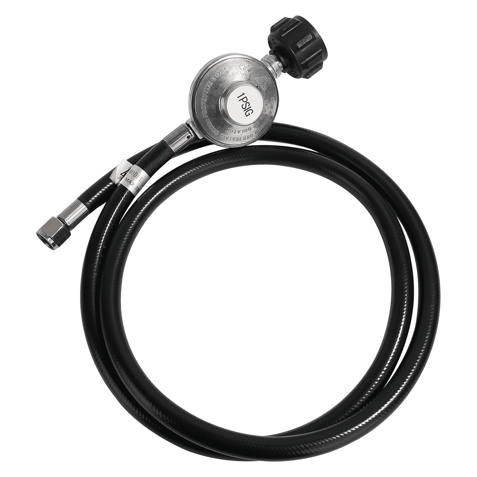 Roastove 5 Feet Propane Regulator and Hose,Universal Grill Regulator