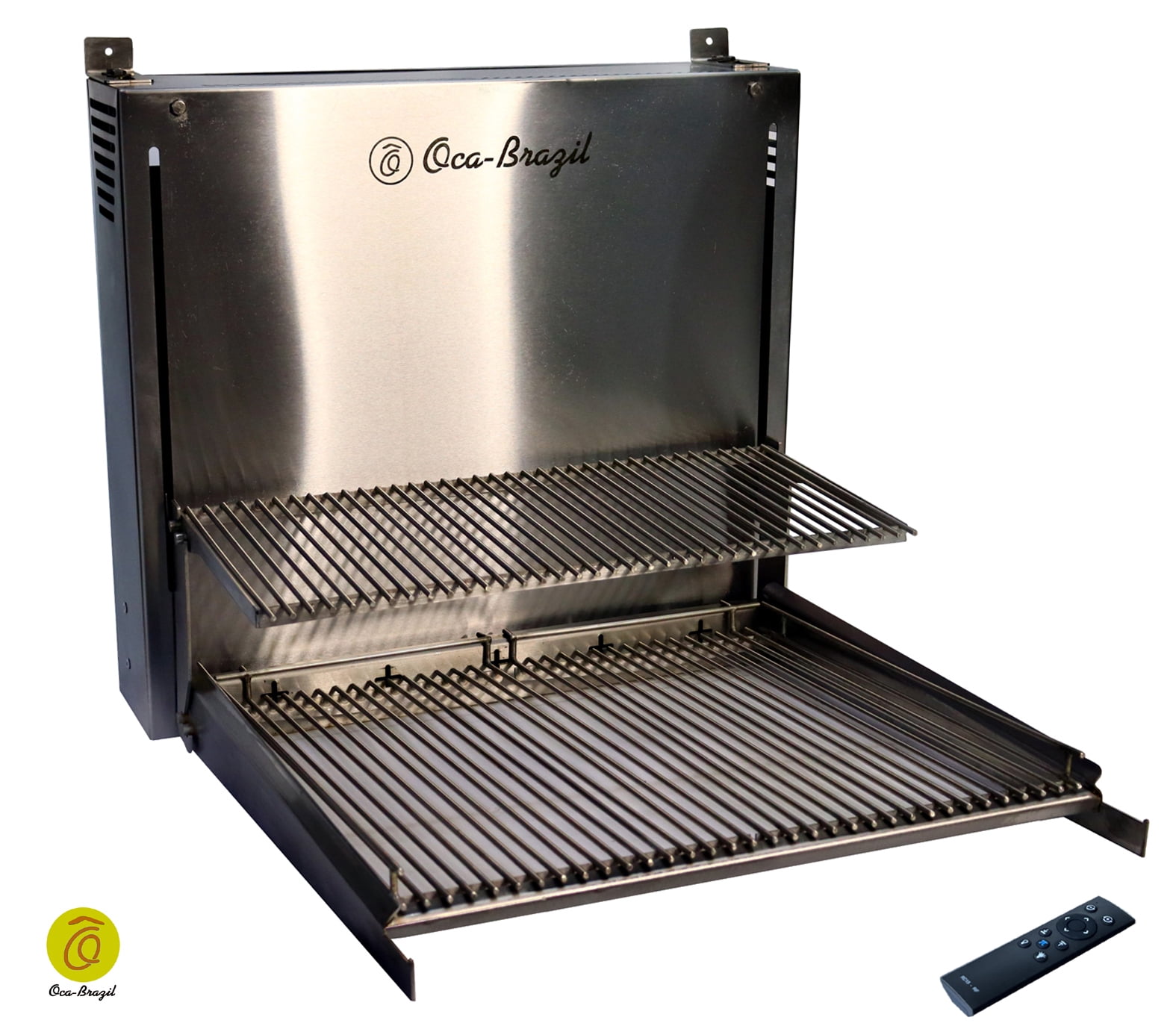 Charcoal Grill with Automatic Lifting - Double-Decker Griddles - Oca-Brazil