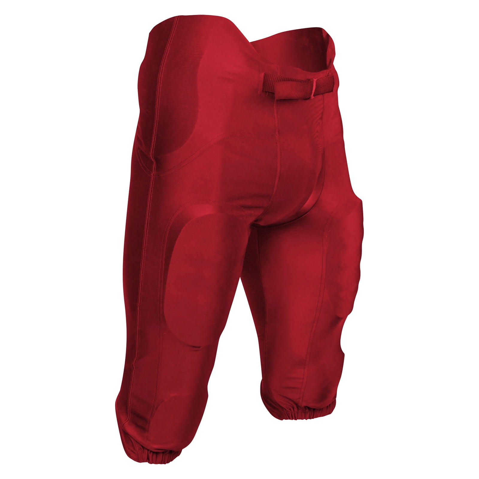 NEW Lists @ $25 Champro Integrated Youth Football Game Pants With Pads Scarlet 