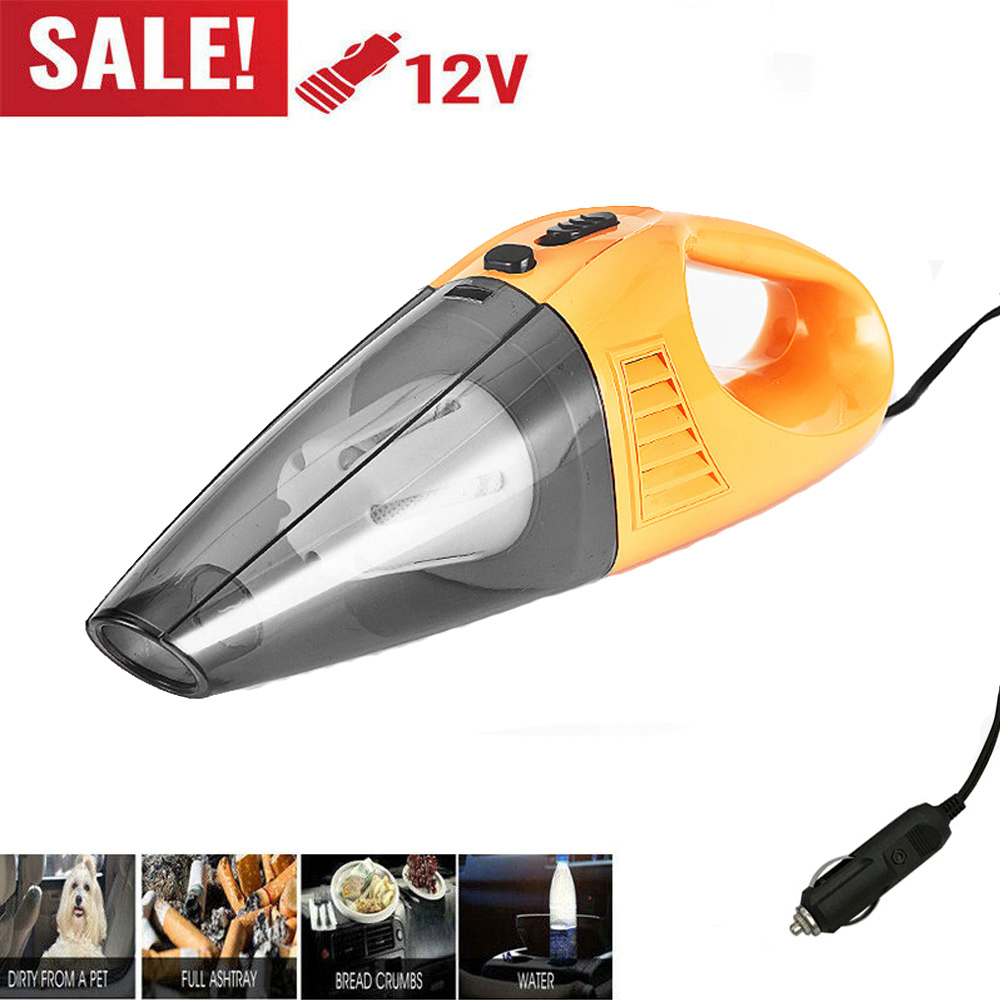 12V Car Portable Vacuum Cleaner Mini Multifunctional Car Vacuum