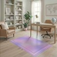 thumbnail image 2 of ODIKA Purple Pastel Pink Border Minimalist Dreamy Shift Decorative for Dorm Room, Small Living Apartment, Stain Resistant Low Profile, 2 of 7