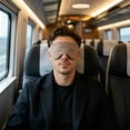 thumbnail image 5 of Dongrere Soft Breathable Sleep Eye Mask, Light Blocking Blindfold for Sleeping Travel Nap Night Rest Use, 5x26.7 Inch, Gray, 5 of 6