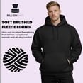 thumbnail image 7 of BILLIONHATS 3 Pack Mens Hoodie Sweatshirts, Cotton Blend, Bulk Adults Hoodies Sweatshirt, 7 of 7