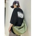 thumbnail image 4 of Kukuzhu Canvas Casual Messenger Bag for Women Hobo Crossbody Bag Shouder Purse Tote Handbag Men, 4 of 7