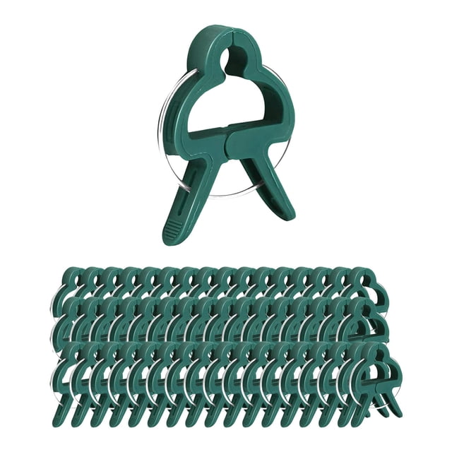 50 pinzas para plantas, pinzas de jardín, pinzas de fijación duraderas, pinzas para plantas, soporte Golondrina L