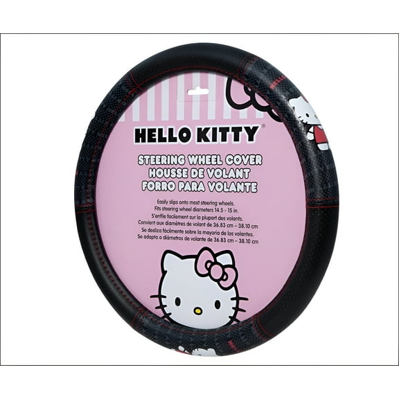New Sanrio Hello Kitty Core Car Truck Synthetic Leather Steering Wheel Cover