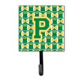 thumbnail image 1 of Carolines Treasures CJ1069-PSH4 Letter P Football Green & Gold Leash or Key Holder, 1 of 1