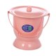 thumbnail image 2 of Orinal con escupidera y tapa, inodoro portátil compacto para personas mayores con asa Rosa, 2 of 9