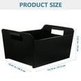 thumbnail image 2 of jojofuny Plastic Beverage Tub Black For Bar Supply 1Pcs 14.8X10.4X7.5In, 2 of 8