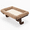 Dark Stained Wood with Brown Bed-24''L x 15''W, variant on Cat Perch For Windowsill With Bolsters (wood/gray L)