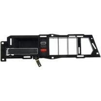 Dorman 77128 Front Driver Side Interior Door Handle for Specific Chevrolet / GMC Models, Chrome Lever; Black Housing