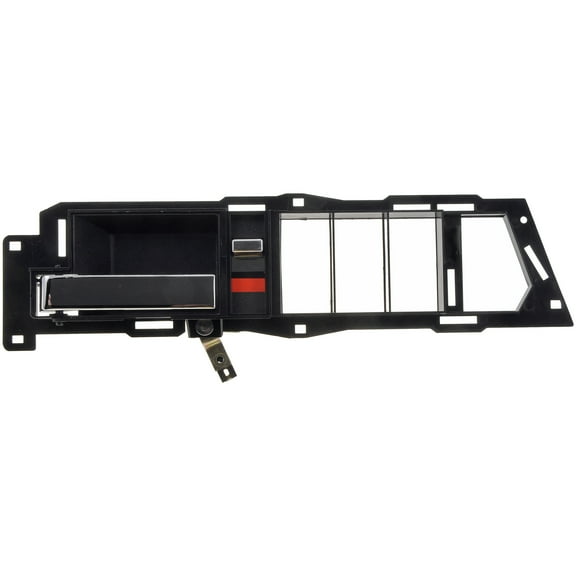 Dorman 77128 Front Driver Side Interior Door Handle for Specific Chevrolet / GMC Models, Chrome Lever; Black Housing