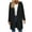 Black, variant on Jackets for Women Trendy Pea Coat Notched Lapel Single Breasted Long Jacket Winter Casual Trench Coat Outerwear