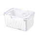 thumbnail image 3 of Contenedor de almacenamiento de frutas para refrigerador, contenedor de verduras frescas con tapa organizadora para L, 3 of 9