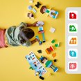 thumbnail image 3 of LEGO DUPLO Town Buildable People with Big Emotions Interactive Toy for Ages 3 and Up, 5 Characters with 10 Role-Play Faces, 71 Colorful Bricks for Mix-and-Match Customizable Fun, 10423, 3 of 6