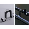 thumbnail image 3 of Hongchun 2 Ceiling bracket White bracket Double curtain rod bracket Aluminum curtain rod bracket, 3 of 5