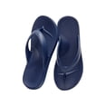 thumbnail image 5 of GPOECD Flip Flops for Men Arch Support Flip Flops Summer Outdoor SlipFlat Feet Soft Sole Casual Beach Sandals for Couples Men Slippers Blue,7, 5 of 5