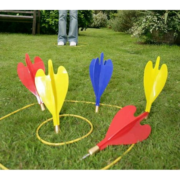 Jeu de fléchettes sur pelouse Pointe sécuritaire ensemble 6 fléchettes