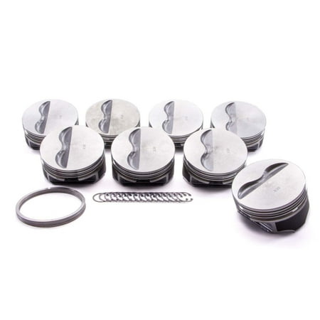 Kb Performance Pistons 9908Hc.030 5Cc Flat Top Piston Set For Small Block