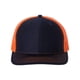 thumbnail image 1 of Gorra Richardson Snapback Trucker ajustable azul marino/naranja, 1 of 4