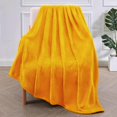 thumbnail image 3 of Soft Throw Blanket, 127 X 178 Cm Fleece Velvet Blanket For Sofa Settees, Fluffy, 3 of 9