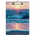 thumbnail image 1 of FMSHPON Beach Clipboard Hardboard Wood Nursing Clip Board and Pull for Standard A4 Letter 13x9 inches, 1 of 2