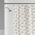 Mainstays Ecofriendly Rainbows Waterproof Recycled PEVA Shower Curtain