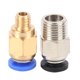 thumbnail image 3 of Conector neumático recto de 20 piezas, conexión a presión para impresoras 3D Bowden Ex PC4‑M10/PC4‑M6, 3 of 8