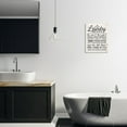 thumbnail image 2 of The Stupell Home Decor Collection Black on White Washed Texture Laundry Rules Typography with Icons Wall Plaque Art, 12.5 x 18.5, 2 of 5