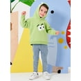 thumbnail image 4 of famuka Toddler Boy Girl Dino Sweatshirt Baby Cute Cartoon Hoodies Casual Shirts, 4 of 9