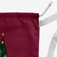 thumbnail image 3 of Simply Daisy Canvas Crazy Christmas 18 x 29 in Maroon Laundry Bag, 3 of 3