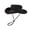 Black, variant on Bpyeka Men's Mountain Embroidery Wide Brim Boonie Hat, Foldable Windproof Sun Hat Adjustable Chin Strap Outdoor Hiking Fishing Bucket Cap Free Size