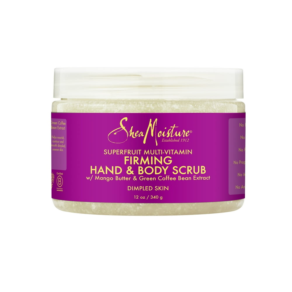 SheaMoisture Hand & Body Exfoliator SuperFruit Complex, 12 oz Walmart