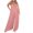 Pink, variant on PXLKNZH Jumpsuits for Women 2024 Summer Dressy Casual Rompers Plus Size Comfy Sleeveless Wide Leg Overalls with Pockets Pink,XXL