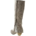 thumbnail image 3 of Not Rated Womens Sassy Classy Lace Detail Stacked Heel Knee-High Boots, 3 of 7