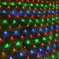 thumbnail image 6 of Rosnek LED Christmas Net Lights, 8 Modes Mesh Fairy String Decorative Lights for Christmas for Christmas Outdoor Wedding Garden Bushes Decorations, 6 of 8