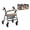 Brown Cowhide Cow Print, variant on COEQINE Seat and Backrest Covers for Rollator Walkers with Under Seat Rollator Bag, Stylish Mobility Accessory Replacement Decor for Older Elderly Gifts, Mystical Raven Moon Forest