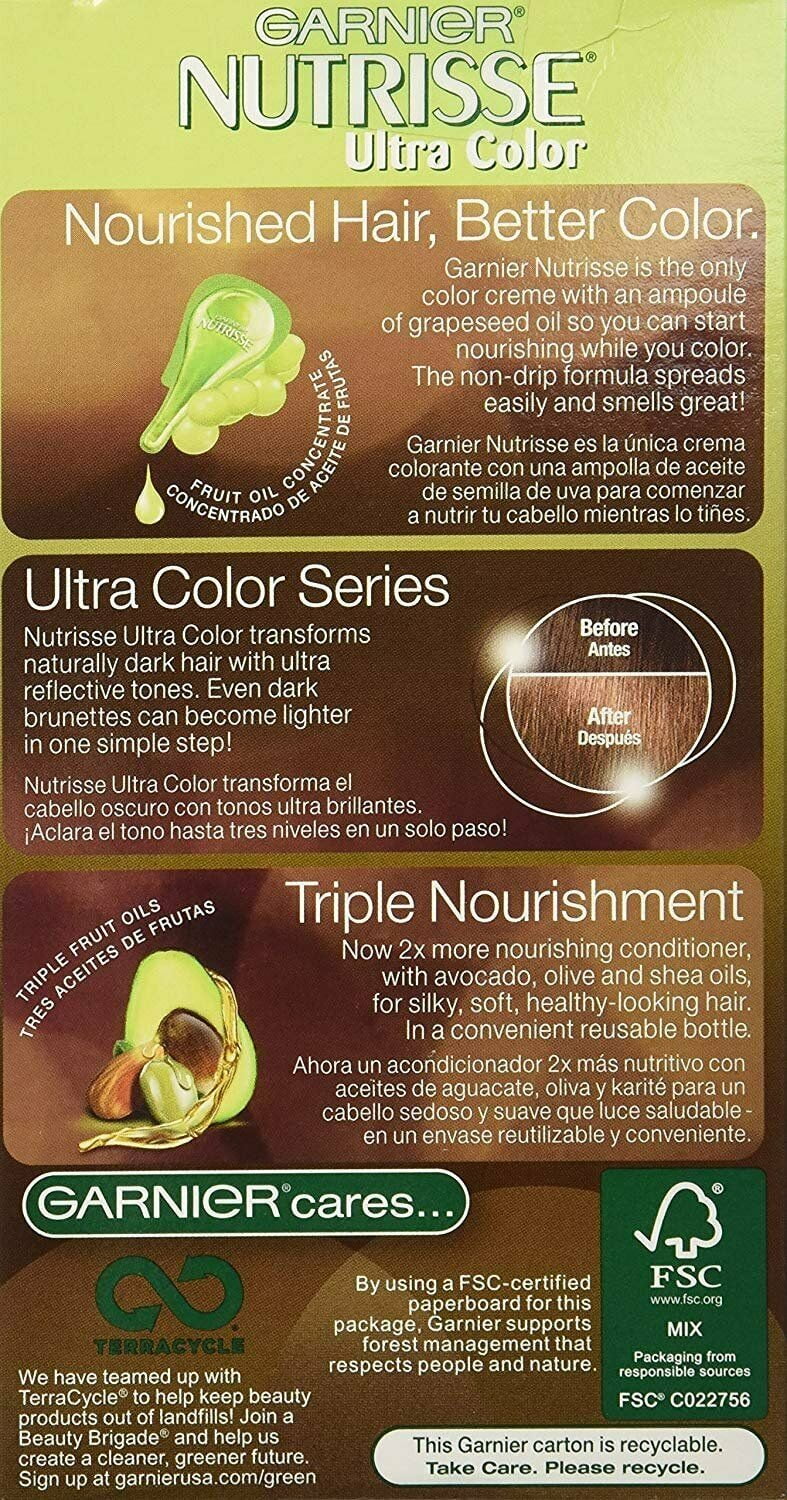 Garnier Nutrisse Ultra Color [B4] Caramel Chocolate, 1 ea (Pack of 6)