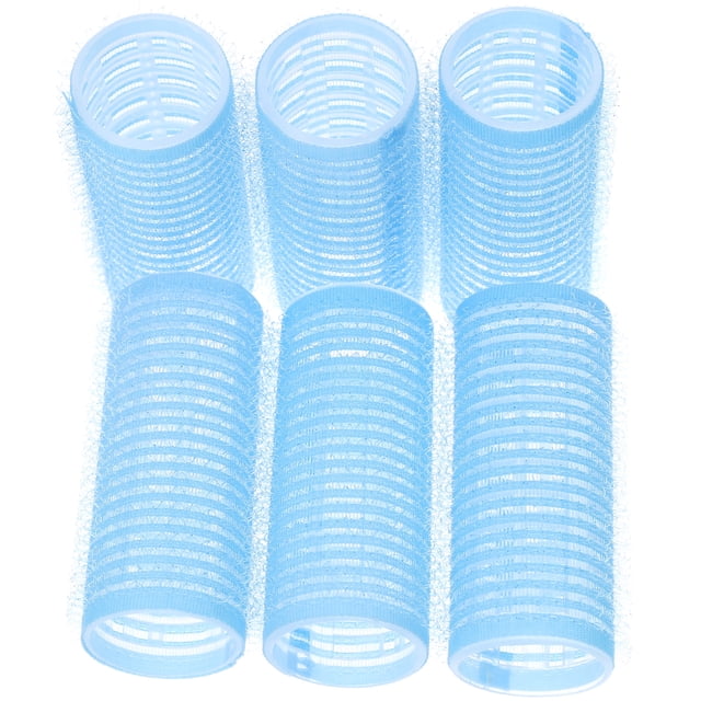 EeaseCA 6pcs DIY Curlers Styling Tools Hairdressing Tool Self-adhesive Hair Rollers Curlers (Random Color)