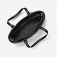 thumbnail image 4 of Michael Kors XS Carry All Jet Set Travel Womens Tote (BLACK SIG/GOLD), 4 of 5